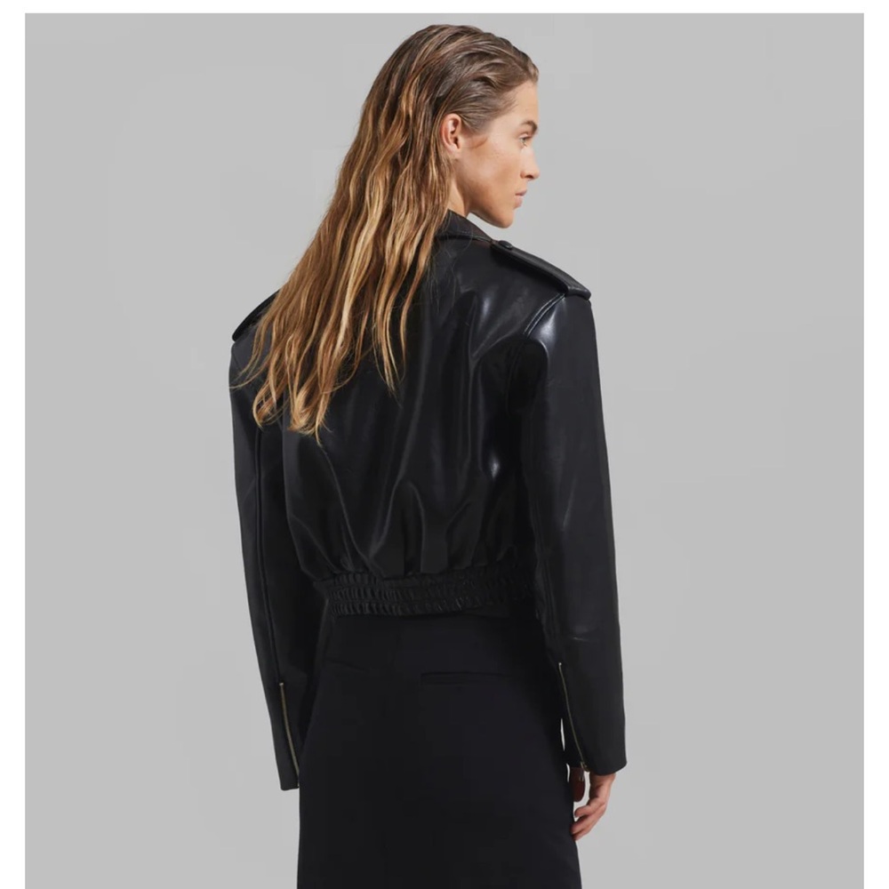 The Frankie Shop Kaia Cropped Bomber